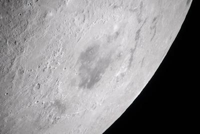 Moon closeup, Mare Orientale region